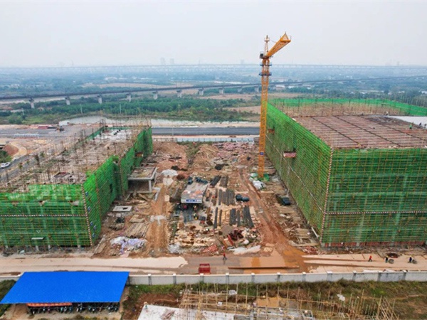 業(yè)盛堂物流科技園及醫療器械產(chǎn)業(yè)基地封頂在即 匠心傾注實(shí)力可鑒